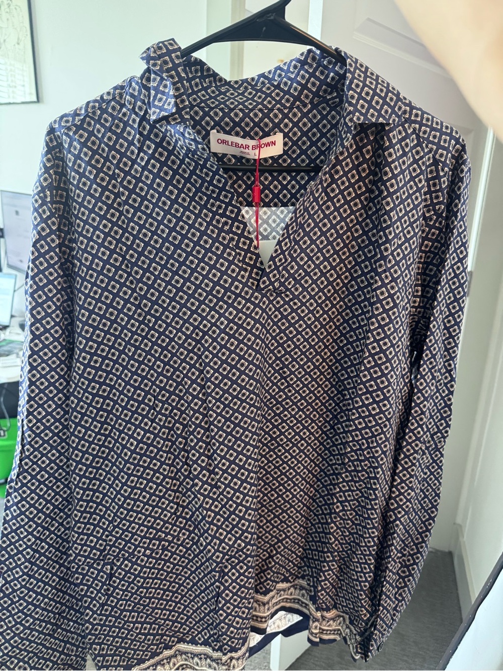 Orlebar Brown Print shirt new with tags